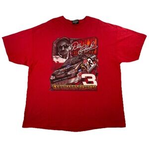 Dale Earnhardt Express Nascar Racing T-Shirt Red Chase Authentics Men's 2XL